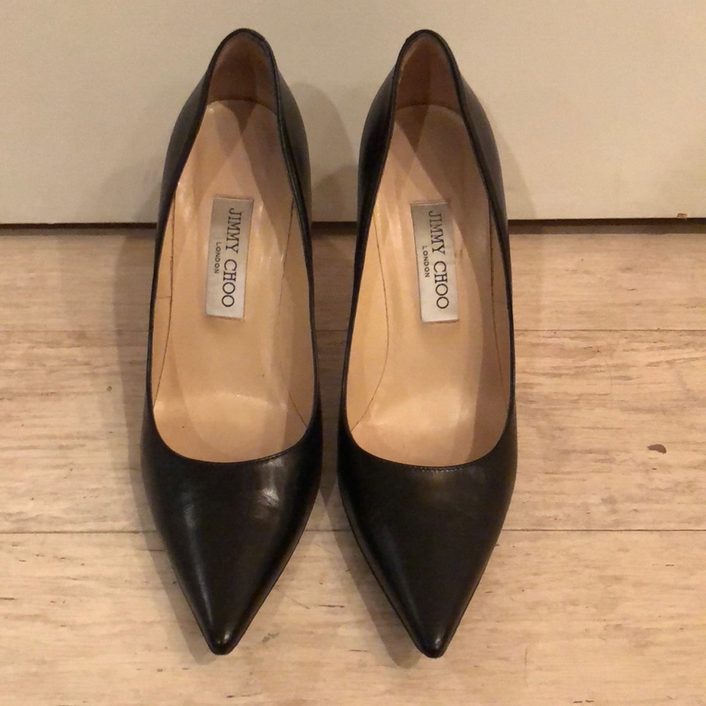 Jimmy Choo Romy 85 Black Pumps
